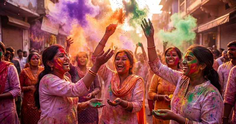 Holi, la fête des couleurs : entre ivresse et vigilance